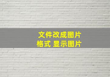 文件改成图片格式 显示图片